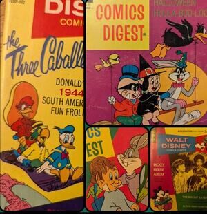 Four Comic Digest Disney-Halloween & More